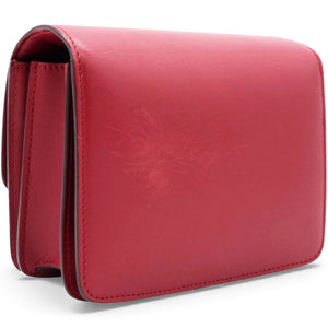 Box Calfskin Mini Classic Box Flap Bag Red