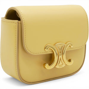 Shiny Calfskin Mini Triomphe Yellow