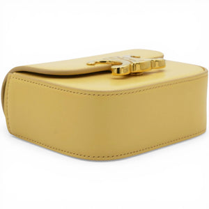 Shiny Calfskin Mini Triomphe Yellow
