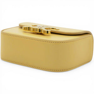 Shiny Calfskin Mini Triomphe Yellow