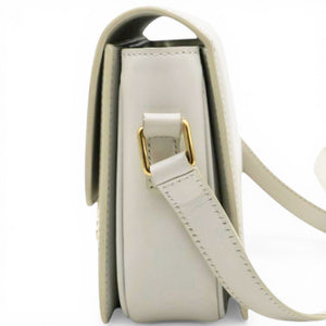 Shiny Calfskin Teen Triomphe White