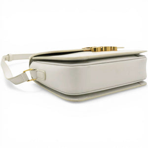 Shiny Calfskin Teen Triomphe White