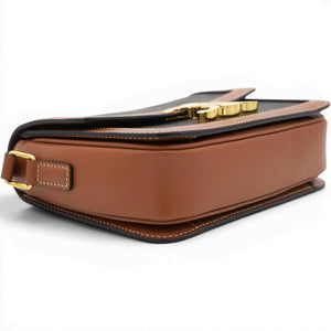 Celine Triomphe Canvas Triomphe Bag Tan