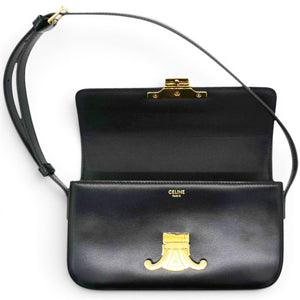 Triomphe Shoulder Bag Black