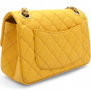 2.55 Reissue Mini Flap Yellow Microchip