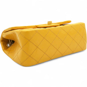 2.55 Reissue Mini Flap Yellow Microchip