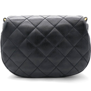 Calfskin Coco Mali Crossbody Bag Black