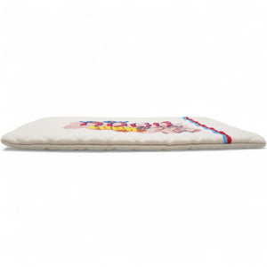 Canvas Large Coco Cuba Cosmetic Case Yellow Turquoise