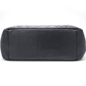 Vintage Caviar Quilted Grand Shopping Tote GST Black