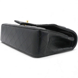 Lambskin Quilted Medium Classic Flap Black