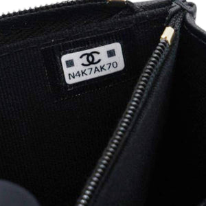 Lambskin Quilted Trendy CC Flap With Chain Black