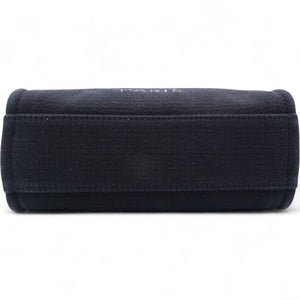 Mixed Fibers Small Deauville Tote Navy