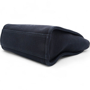 Mixed Fibers Small Deauville Tote Navy
