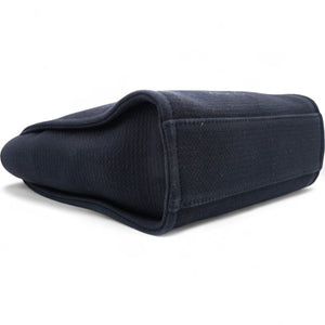 Mixed Fibers Small Deauville Tote Navy