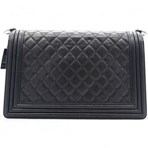 Stitched New Medium Boy Flap Black