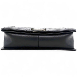 Stitched New Medium Boy Flap Black