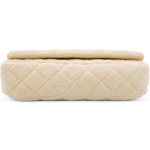 Terry Flap Bag Beige
