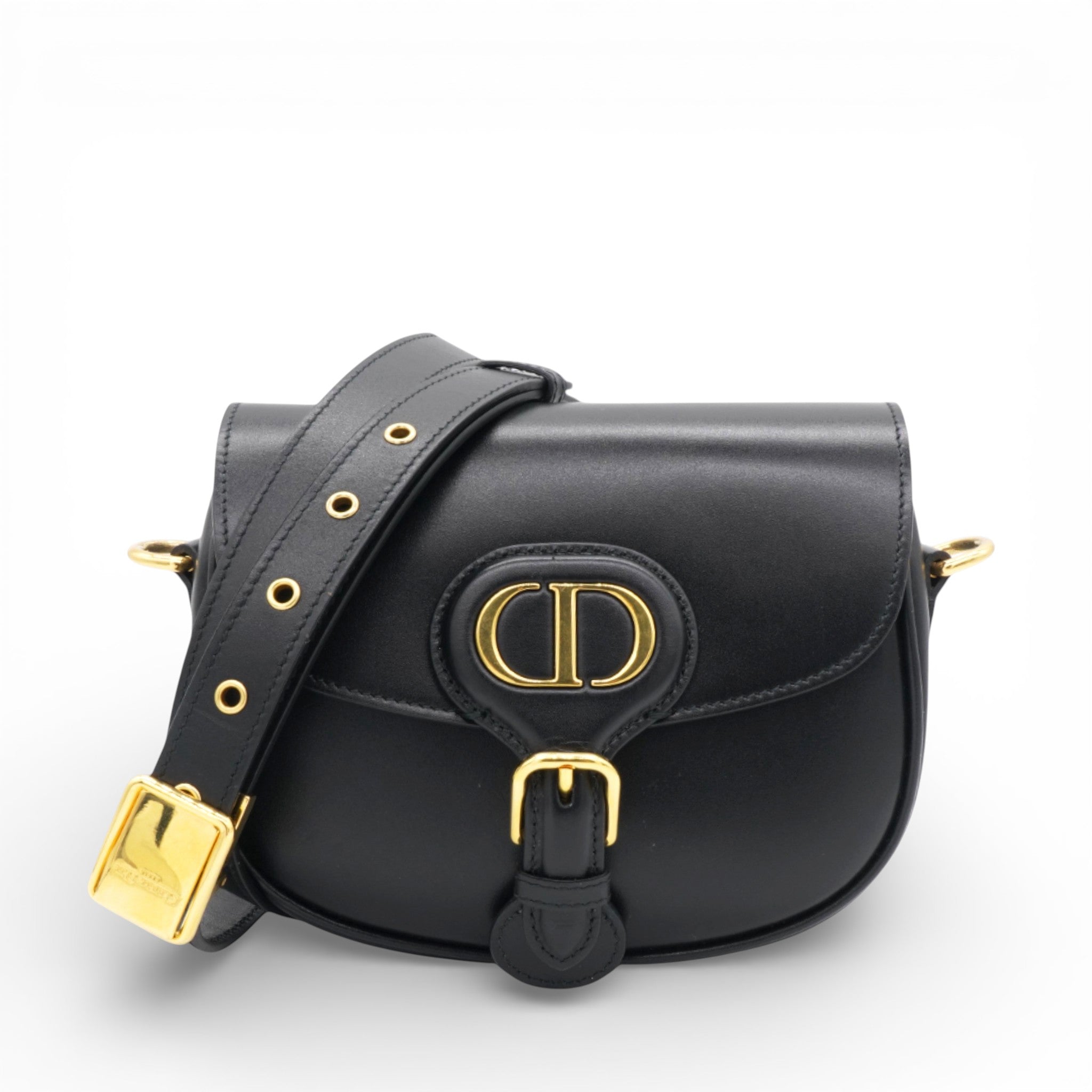 Box Leather Bobby Flap Black