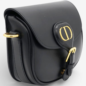 Box Leather Bobby Flap Black
