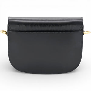 Box Leather Bobby Flap Black