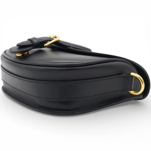 Box Leather Bobby Flap Black