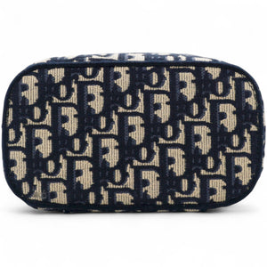 Oblique Diortravel Vanity Case Blue