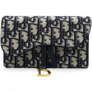 Oblique Saddle Belt Bag Blue