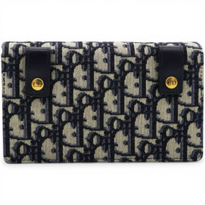 Oblique Saddle Belt Bag Blue