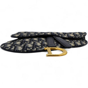 Oblique Saddle Belt Pouch Blue