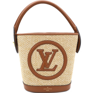 Petit bucket bag Raffia Beige