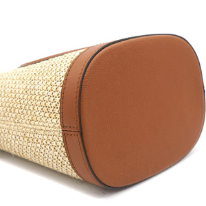 Petit bucket bag Raffia Beige