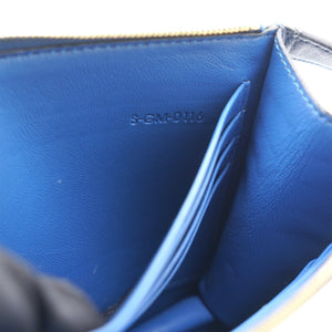 Indigo Leather Clutch