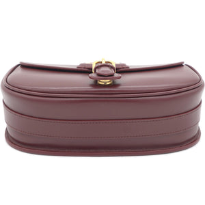 Box Calfskin Medium Bobby Flap Dark Tan