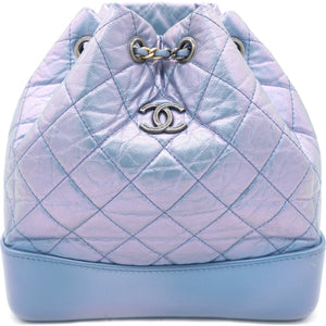 Gabrielle backpack in Purple leather