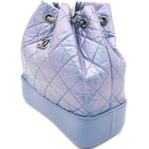 Gabrielle backpack in Purple leather