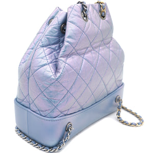 Gabrielle backpack in Purple leather