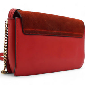 Small Faye Leather Crossbody Bag