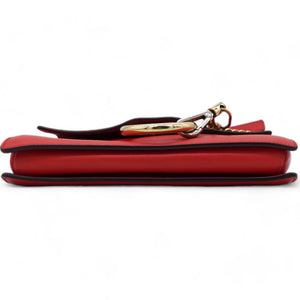 Small Faye Leather Crossbody Bag