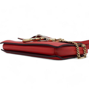 Small Faye Leather Crossbody Bag