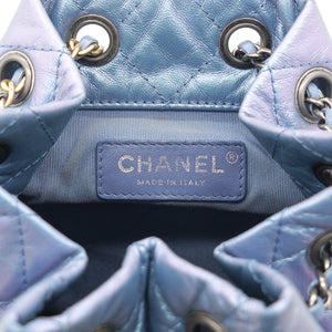 Gabrielle backpack in Purple leather