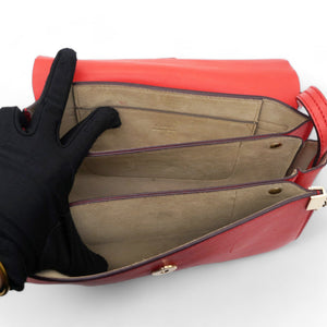 Small Faye Leather Crossbody Bag