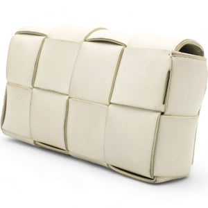 Interwoven Fold-Over Shoulder Bag