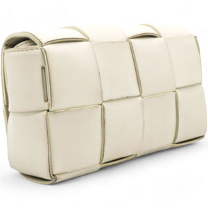 Interwoven Fold-Over Shoulder Bag