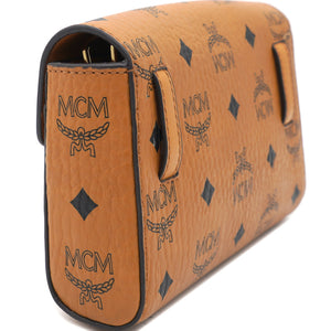 Cognac Visetos Coated Canvas Patricia Wallet on Chain