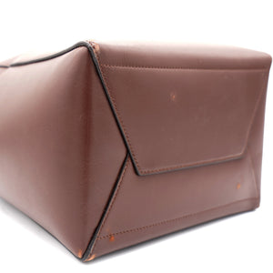 Supersoft Calfskin Sangle Bucket Bag Wine