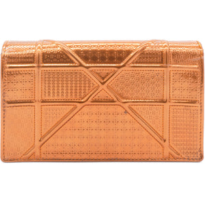Bronze Leather Diorama Wallet on Chain