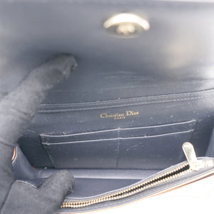 Bronze Leather Diorama Wallet on Chain