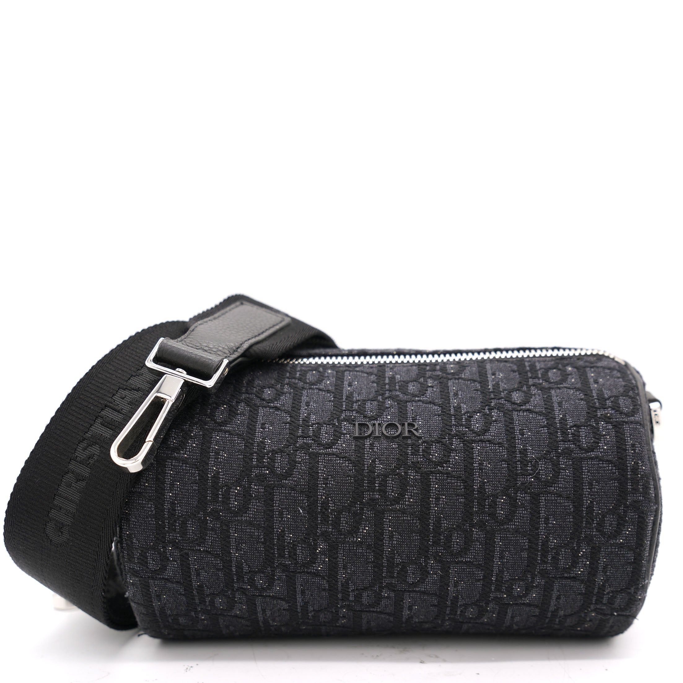 HOMME Oblique Canvas Men Roller Messenger Black/Grey