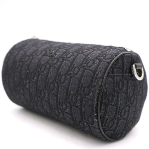 HOMME Oblique Canvas Men Roller Messenger Black/Grey