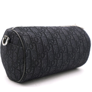 HOMME Oblique Canvas Men Roller Messenger Black/Grey